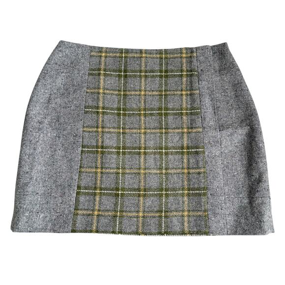 Banana Republic Dresses & Skirts - Banana Republic Preppy Plaid Wool Blend Old Money Clueless Style Mini Skirt 10